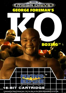 George Foreman's KO Boxing (USA) box cover front